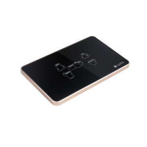 Công tắc Luso viền phẳng champagne